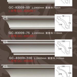 Phào cổ trần  trơn PU – GM – GC-83009-55