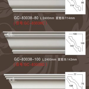 Phào cổ trần  trơn PU – GM – GC-83038-80