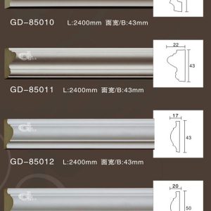 Phào nẹp, chỉ tường trơn PU – GM – GD-85010