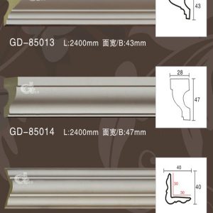 Phào nẹp, chỉ tường trơn PU – GM – GD-85013