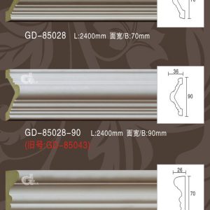 Phào nẹp, chỉ tường trơn PU – GM – GD-85028